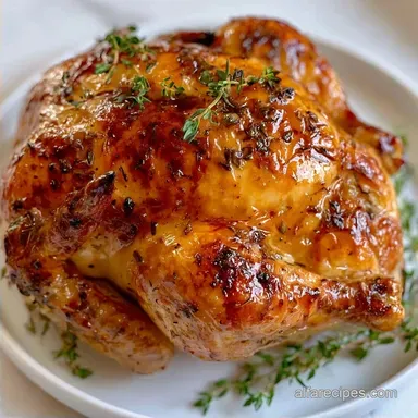 Whole Roasted Chicken Recipe: Crispy