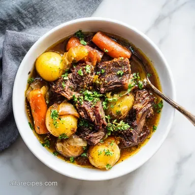 Whole30 Keto Instant Pot Pot Roast in 1h 40m Recipe Card