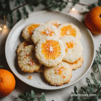 Winter Orange Sugar Cookies Recipe in 25 Mins Recipe Card