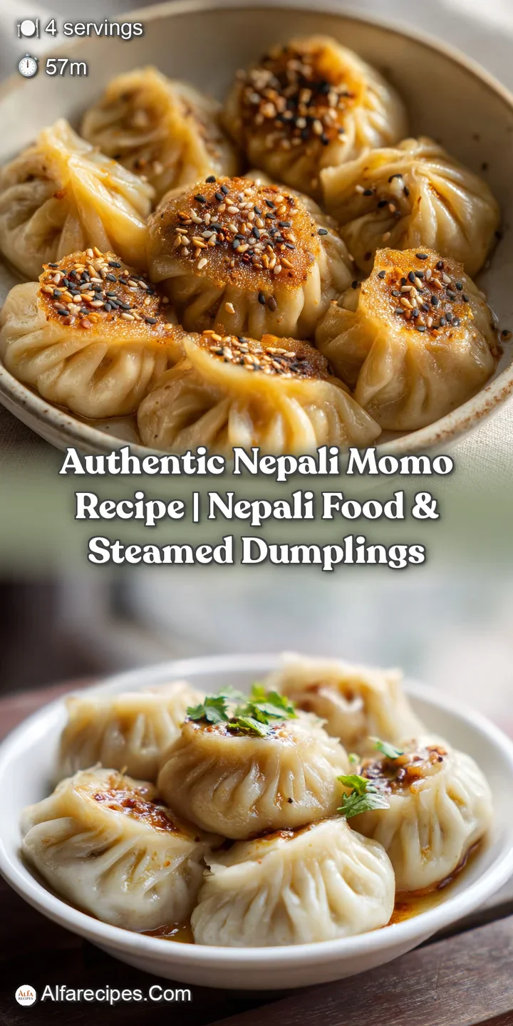 Close-up of a glistening, perfectly steamed dumpling revealing its tender, savory filling, ready to be enjoyed.