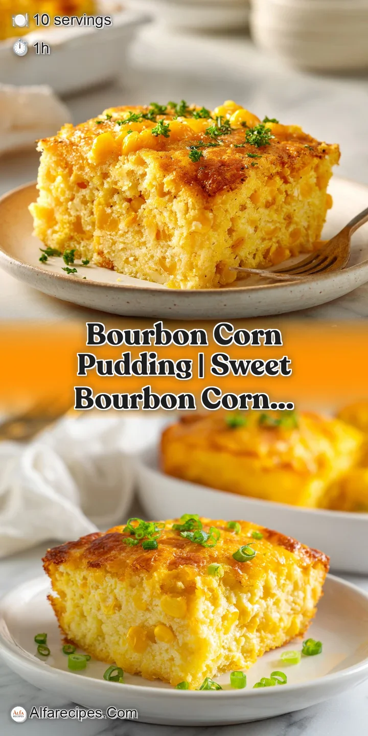 Close-up of bubbly, baked corn pudding, showcasing tender yellow kernels and a creamy texture.