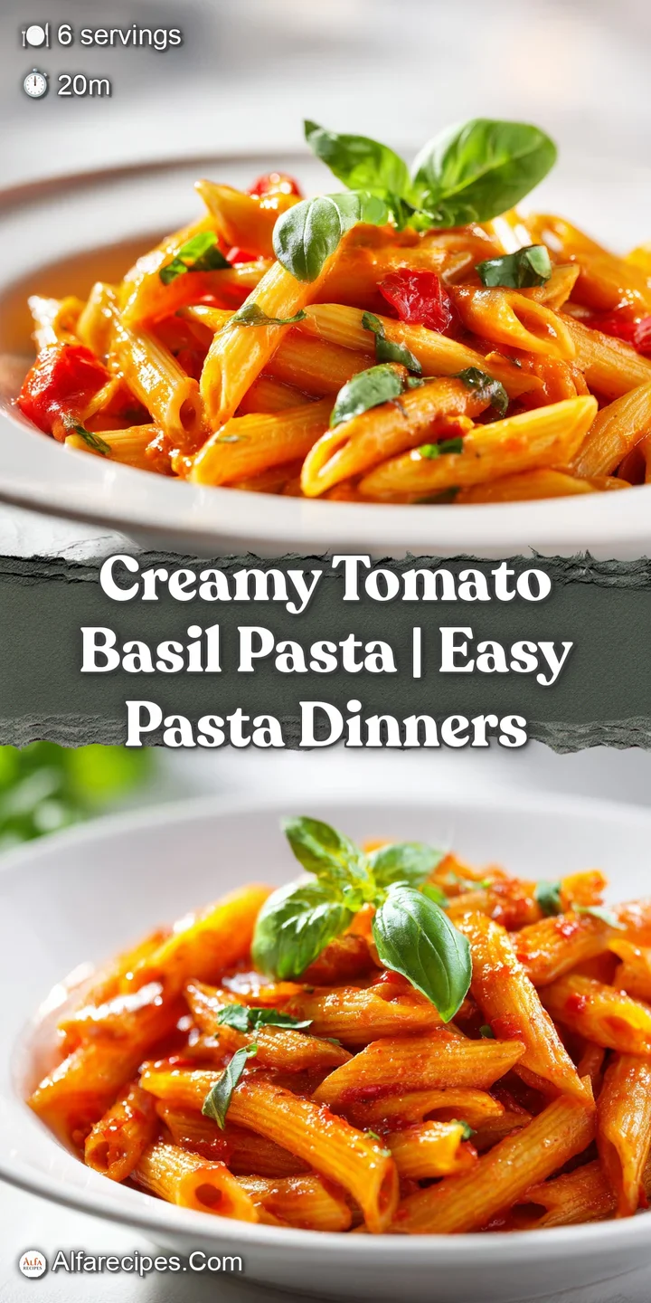 Macro shot of creamy orange sauce clinging to pasta spirals, accented by bright green herbs and melted cheese.
