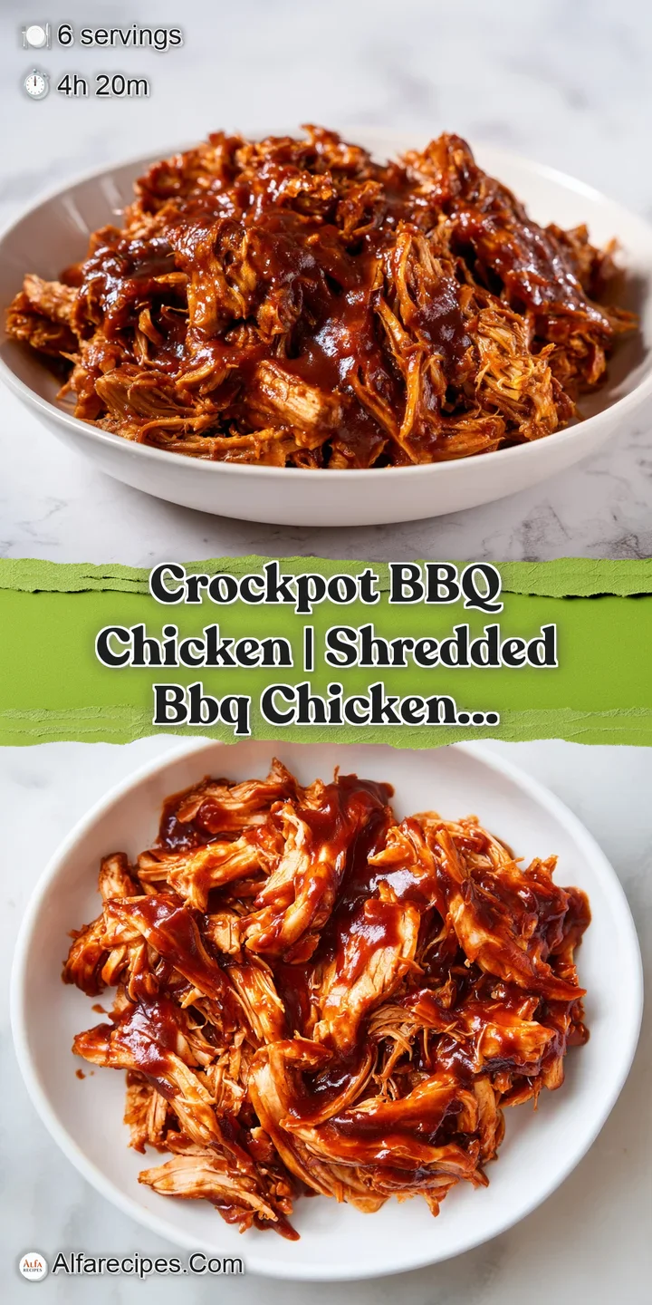 Extreme close-up of glistening, sticky shredded chicken with rich caramelized edges and a deep red hue.