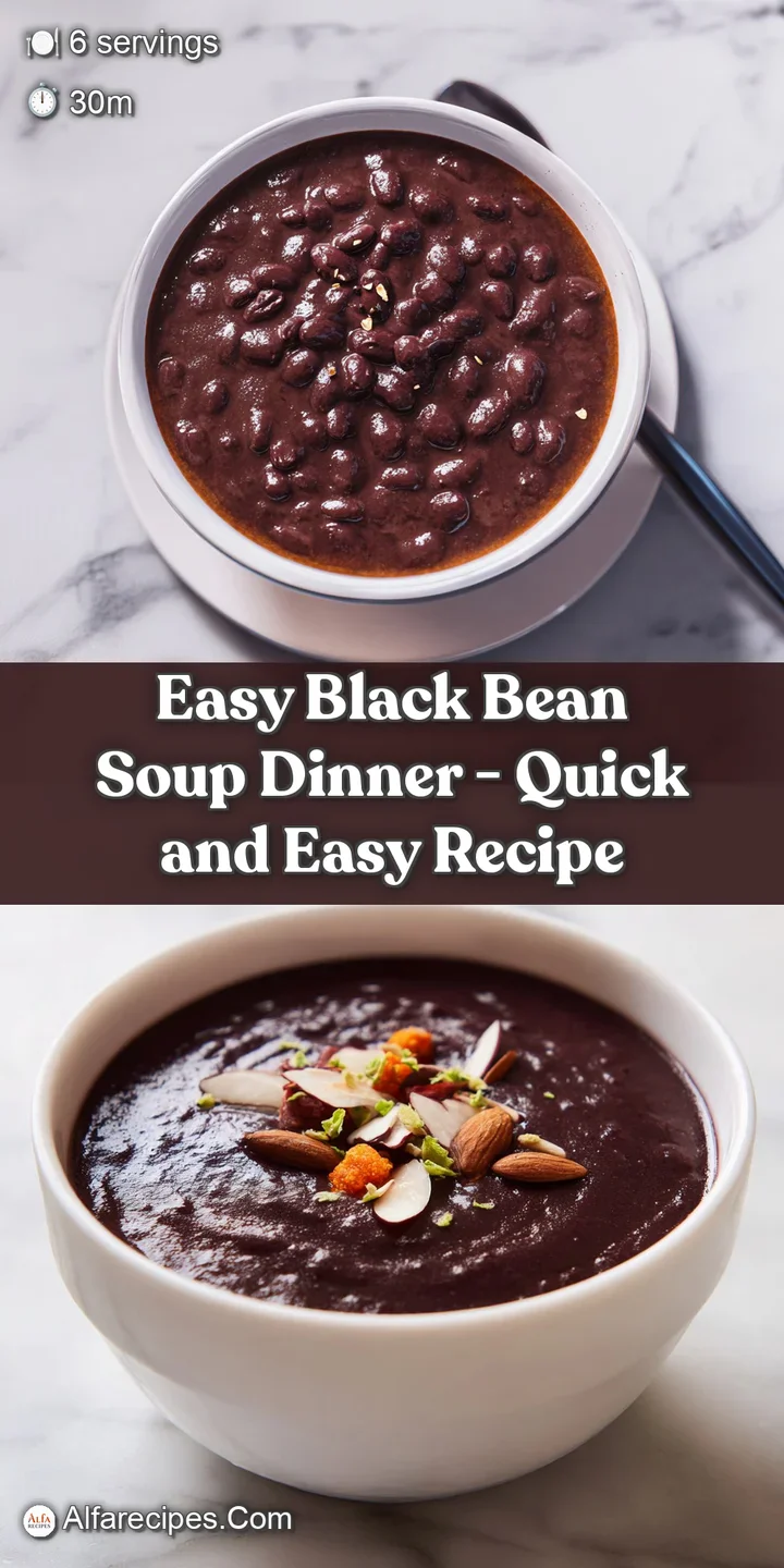 Close-up of a thick, dark legume puree with a dollop of cool sour cream and bright green cilantro leaves.