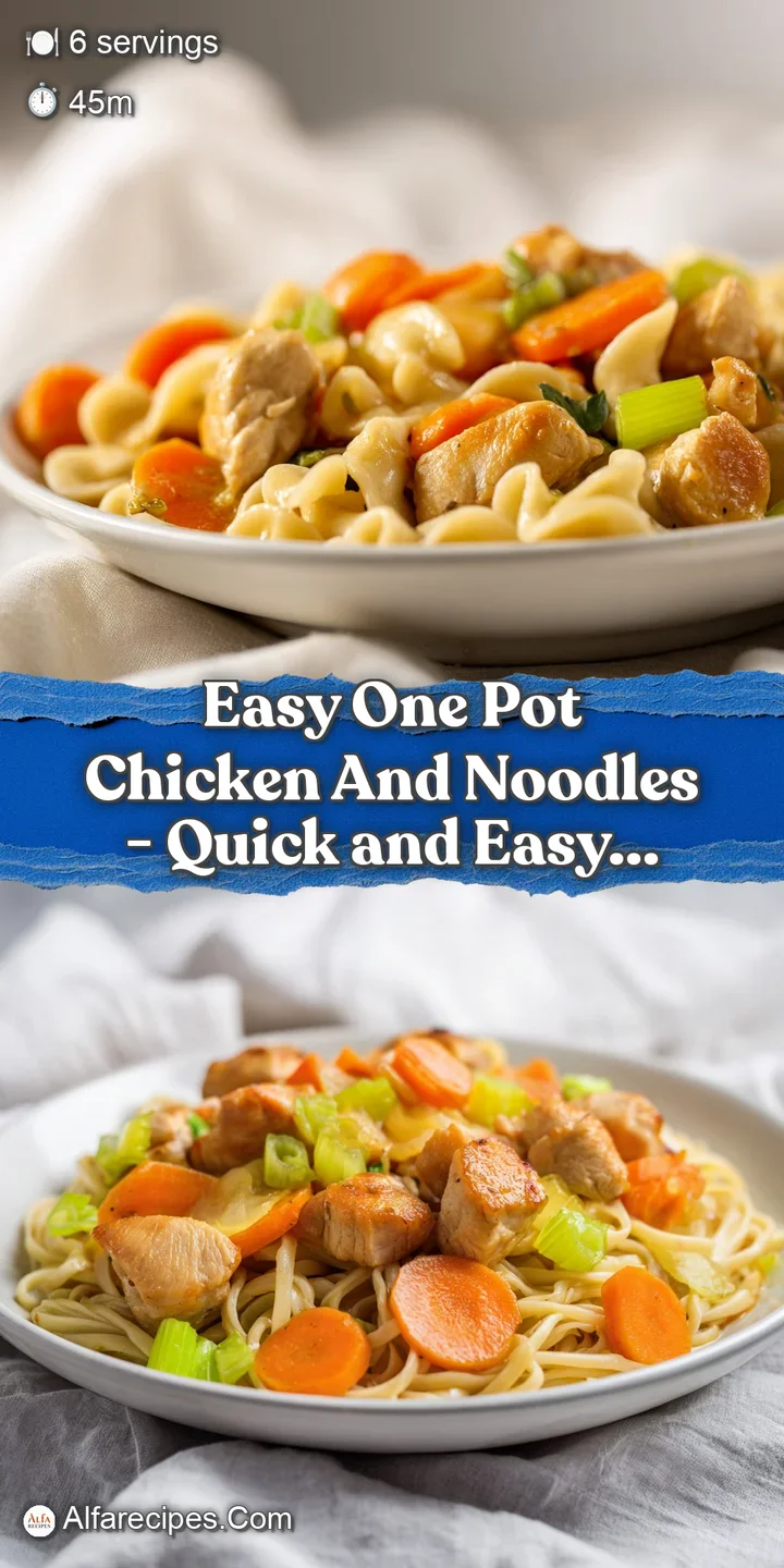 Close-up of tender, juicy chicken and glossy noodles coated in a thick, velvety cream sauce with steam rising softly.