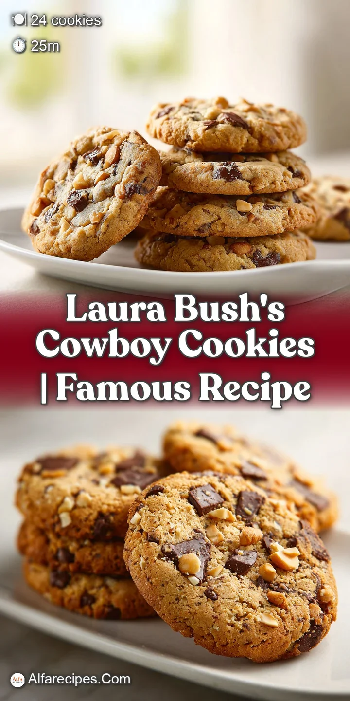 Close-up of a chewy, golden cookie featuring gooey melted chocolate, toasted pecans, and a textured, oat-filled crumb.