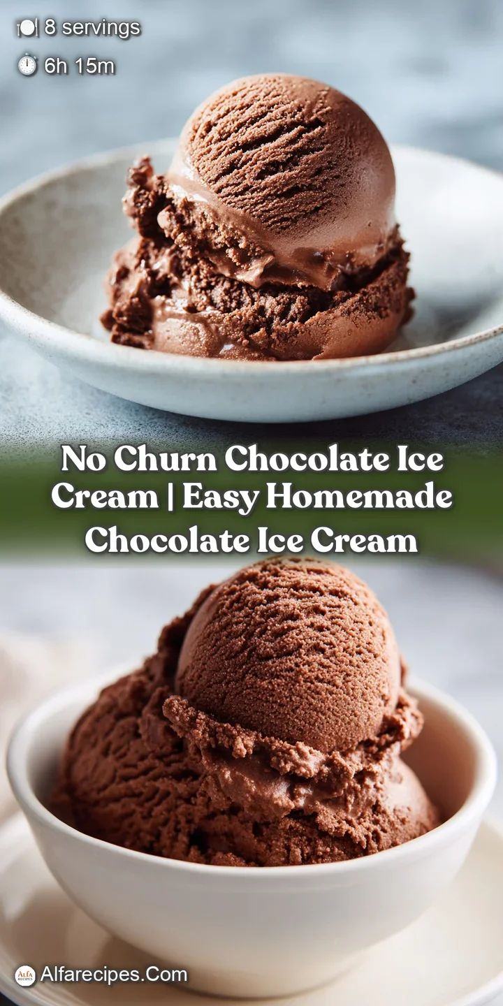 Close-up of incredibly smooth, dark chocolate ice cream with tempting, glossy swirls and soft edges.