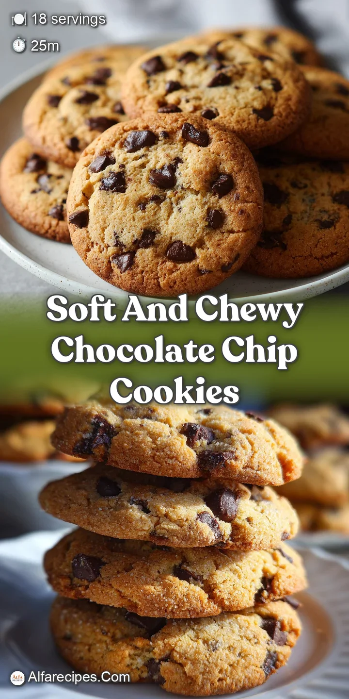 Close-up of a soft chocolate chip cookie revealing melted chocolate and a slightly doughy center. Visually appealing and t...