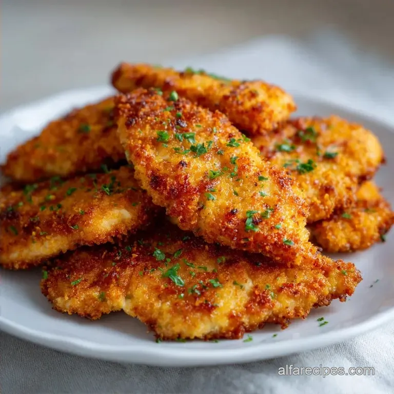 Baked Healthy Chicken Strips: Shatter Crisp