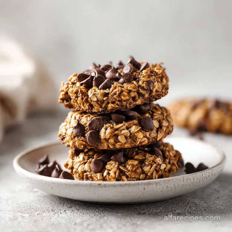 Banana Oatmeal Chocolate Chip Cookies