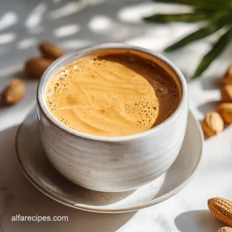 Creamy Banana Peanut Butter Coffee Smoothie