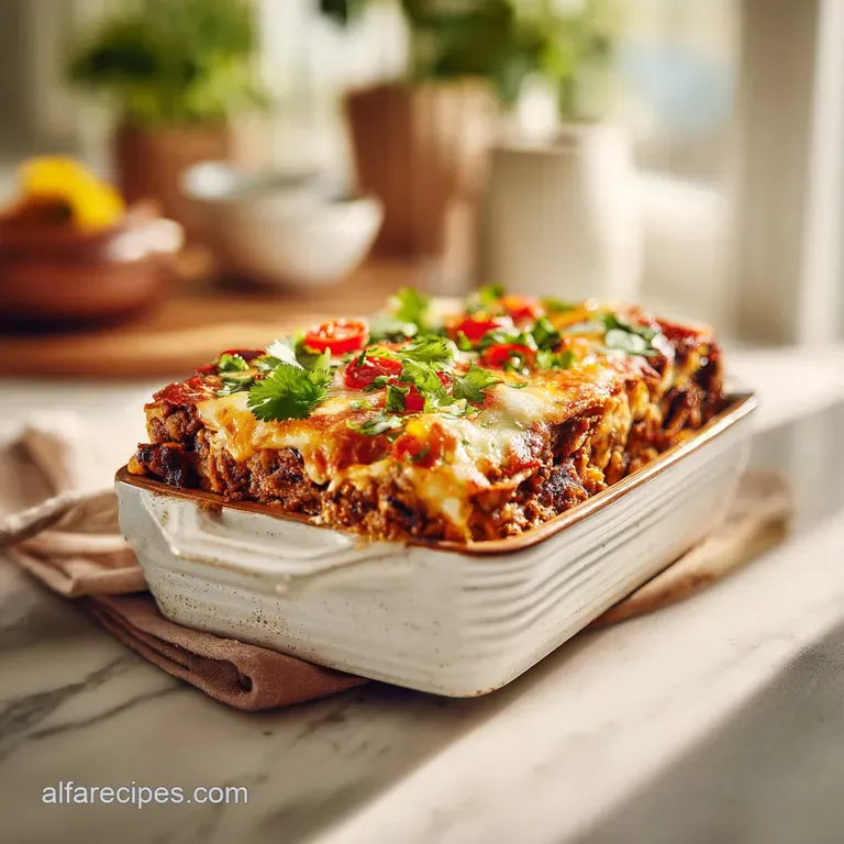 Beef Enchilada Casserole
