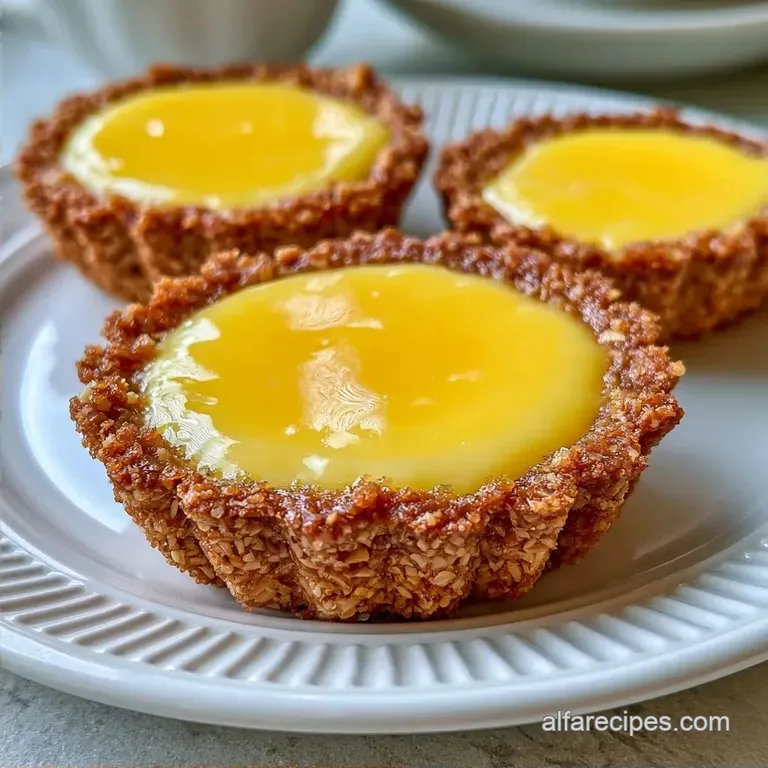 Bite Size Lemon Tartlets with Almond Flour