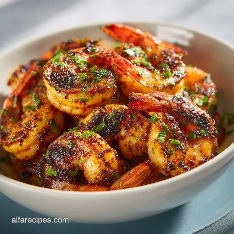 Blackened Shrimp: Juicy and Spicy