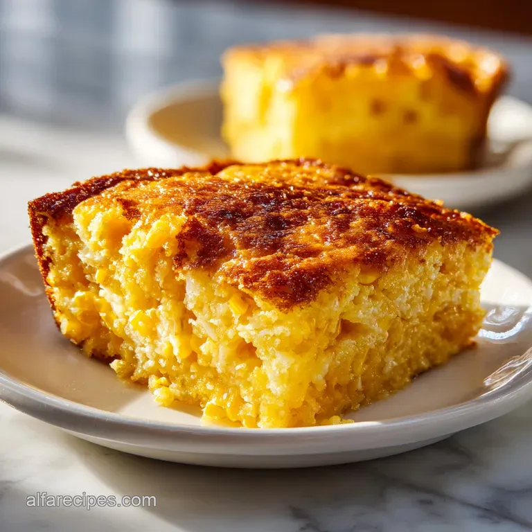 Bourbon Corn Pudding: Creamy and Custard-Like