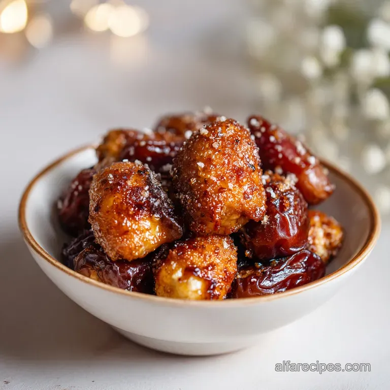 Air Fryer Brie Stuffed Dates