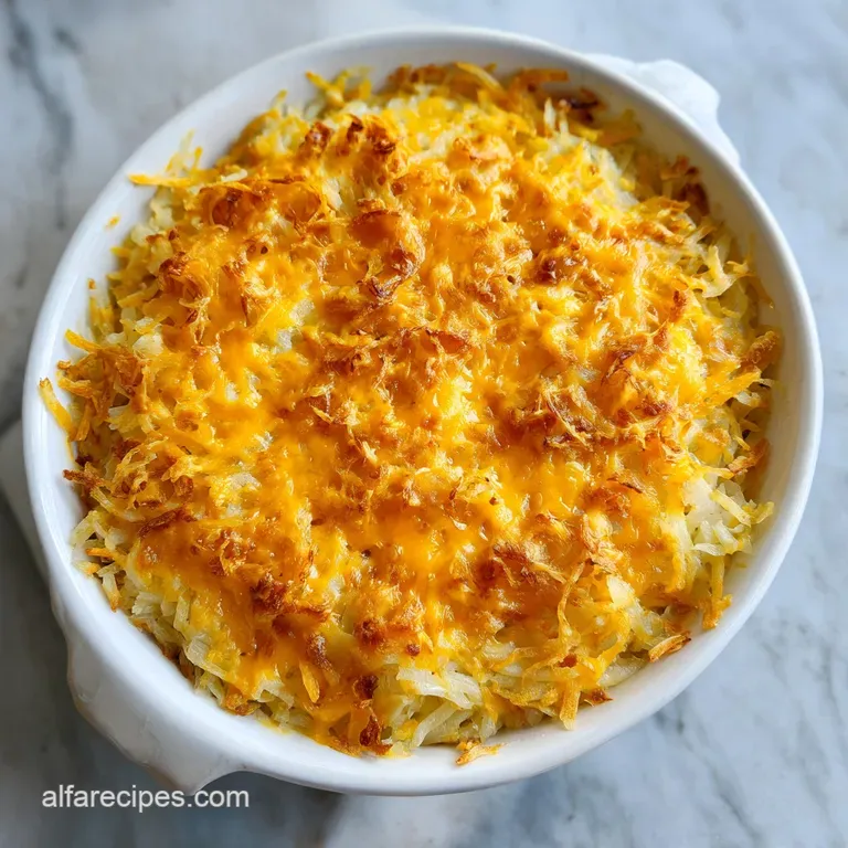 Cheesy Hashbrown Casserole: Copycat Cracker Barrel Style
