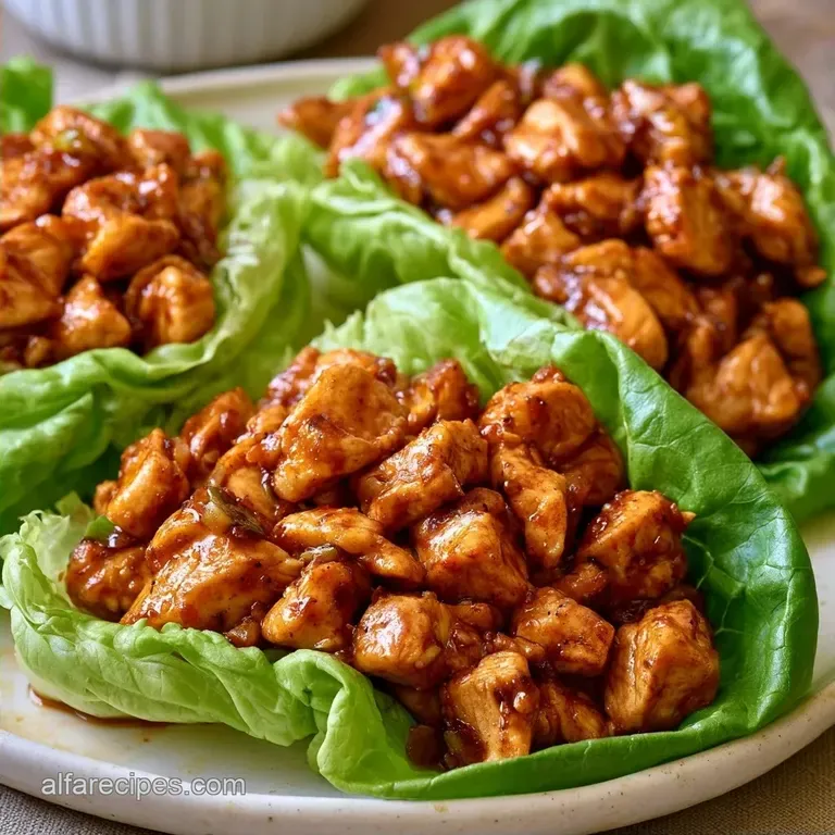 Chicken Lettuce Wrap Tacos in 25 Minutes