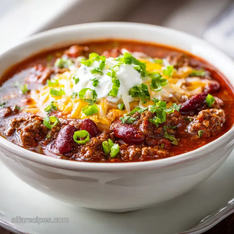 Classic Chili Recipe With Beans