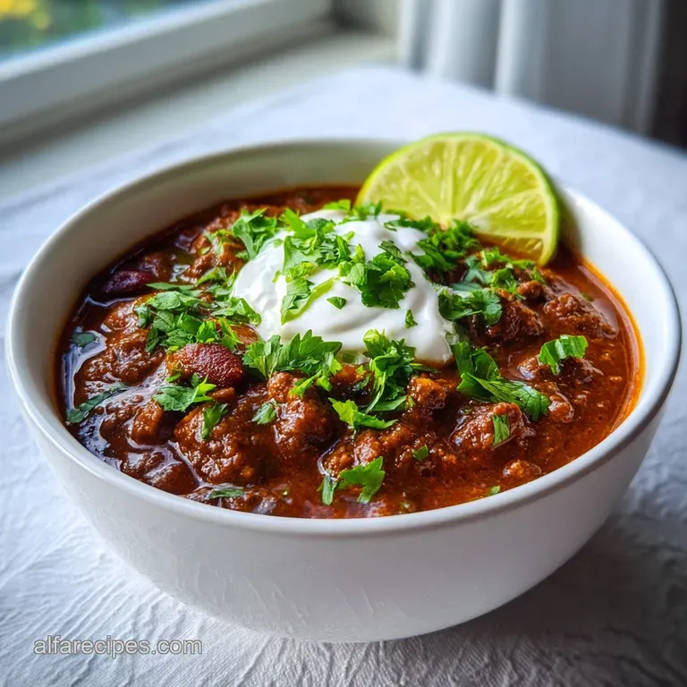 Classic Slow Cooker Beef Chili