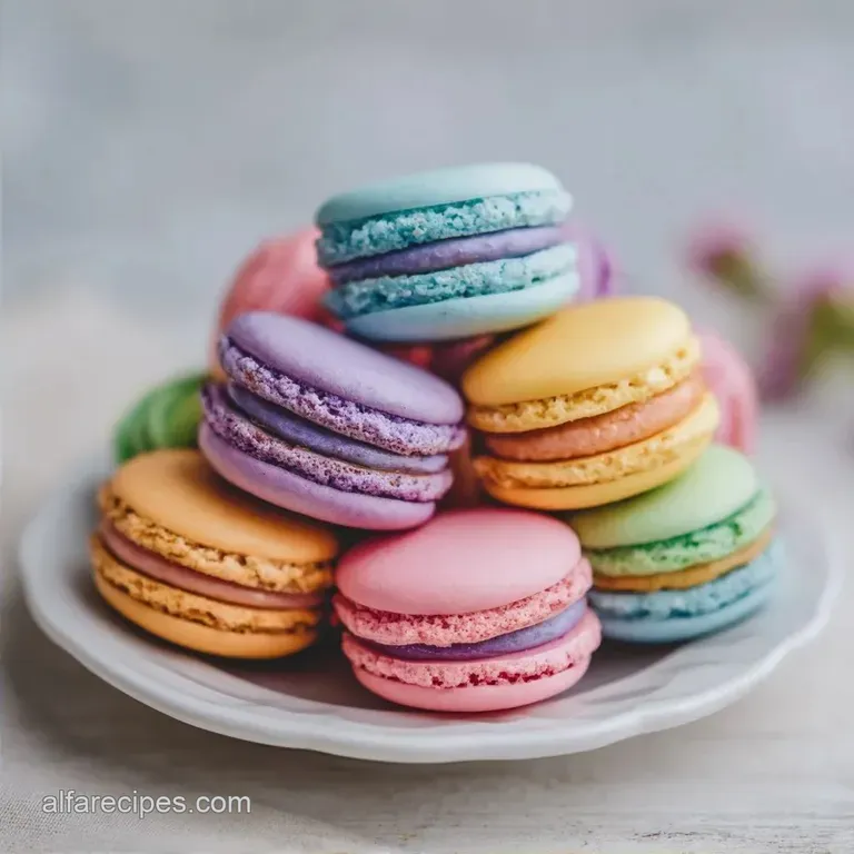 Custom Class Color Macarons: Crisp and Chewy