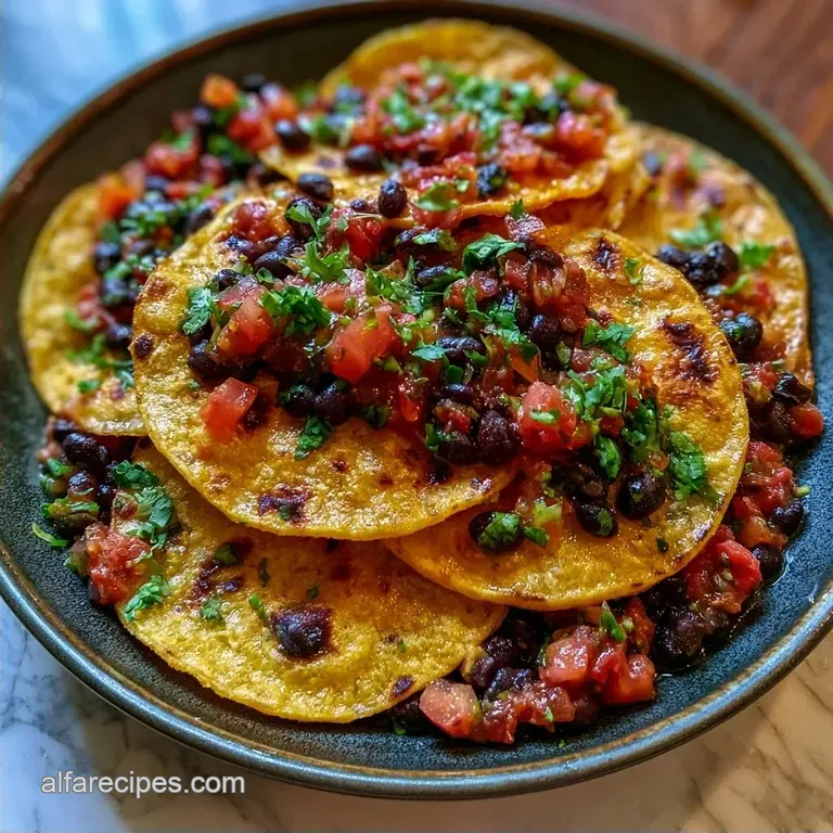 Crispy Sheet Pan Black Bean Tacos with Smoked Paprika