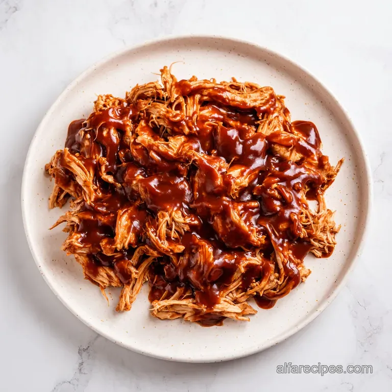 Crockpot BBQ Chicken: Tender and Shredded