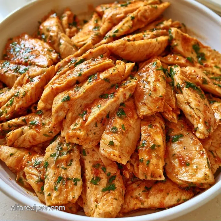 Sliced moist chicken breast arranged neatly beside steamed broccoli and brown rice in a glass meal prep container.