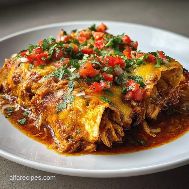 Crockpot Chicken Enchiladas: Silky Shredded Protein
