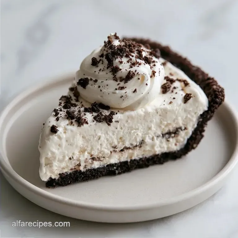 Easy Ice Cream Pie with Oreo Crust