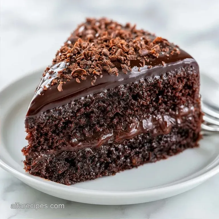 Fudgy Fathers Day Chocolate Cake