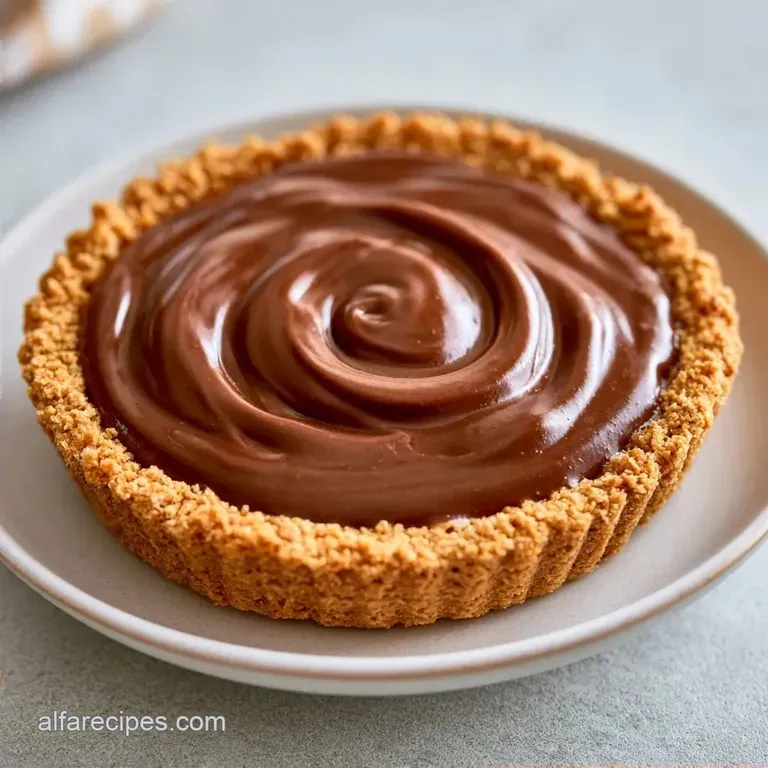 Dark Chocolate Fathers Day Cream Pie