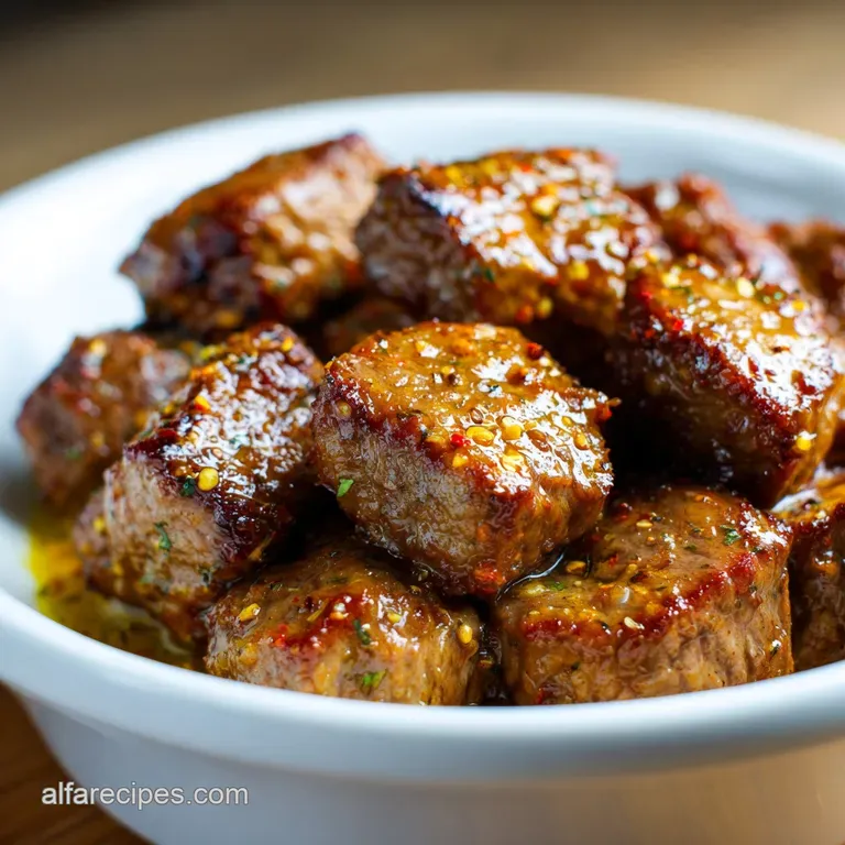 Garlic Butter Steak Bites: Crispy and Juicy