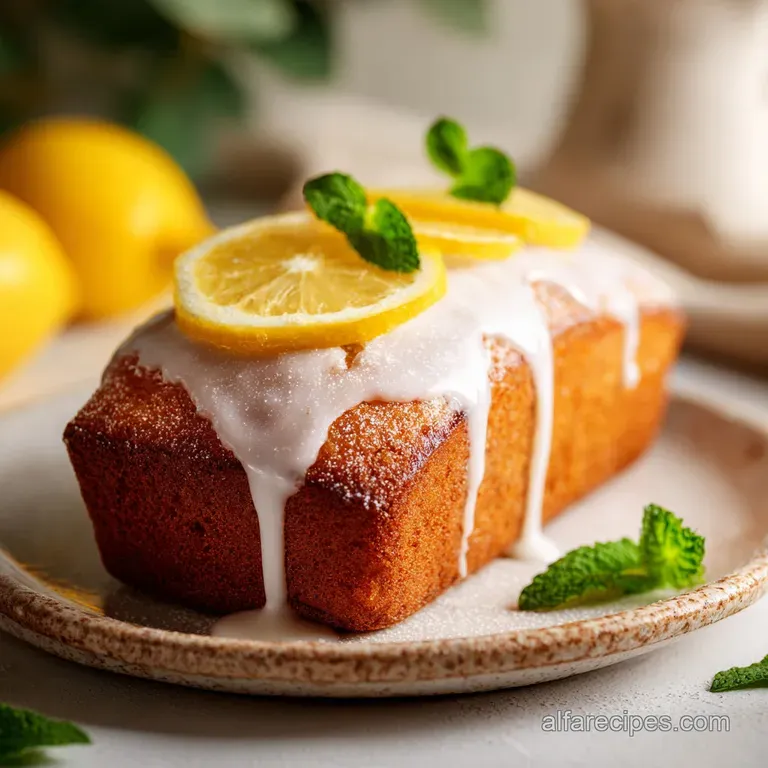 Glazed Lemon Loaf: Tender and Zesty