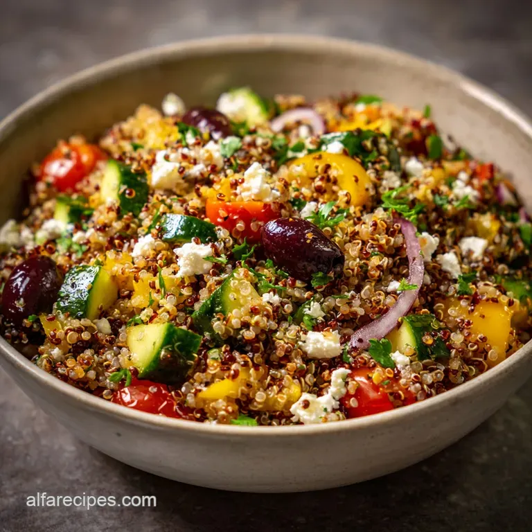 Greek Quinoa Salad Meal Prep: Zesty & Snappy