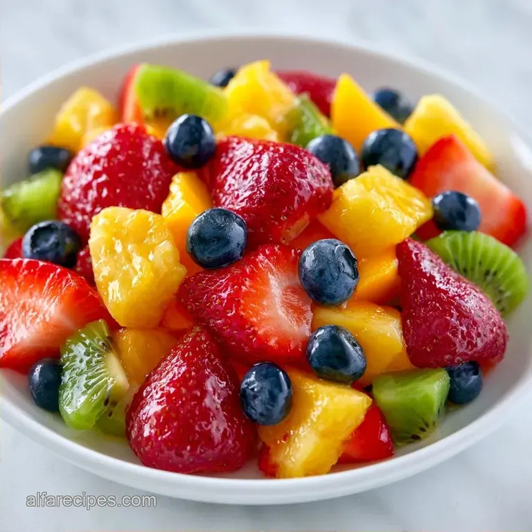 Healthy Fathers Day Fruit Salad in 15 Minutes