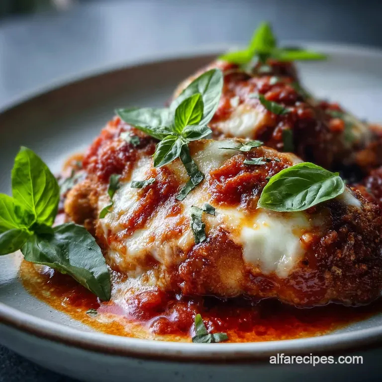 Chicken Recipe with Marinara and Mozzarella