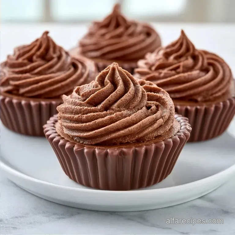Silky Mini Chocolate Mousse Cups