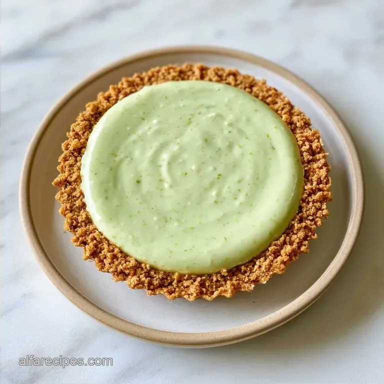 No Bake Key Lime Pie with Condensed Milk