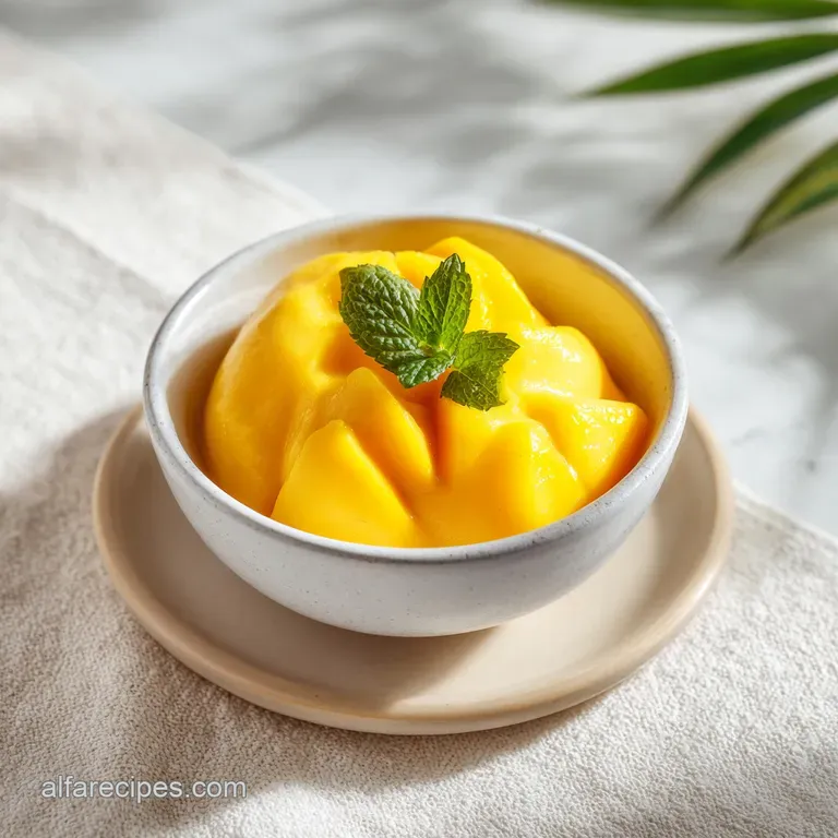 Paleo Mango Pudding with Coconut Milk