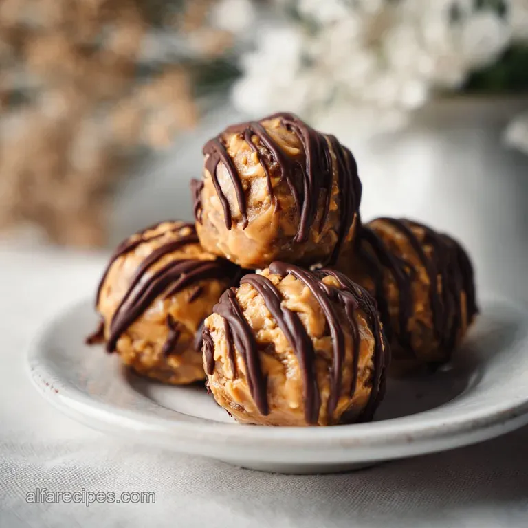 No Bake Peanut Butter Energy Balls