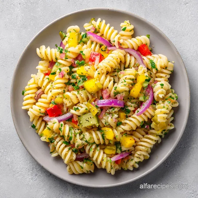 Pickle Tastic Pasta Salad: Creamy and Crunchy
