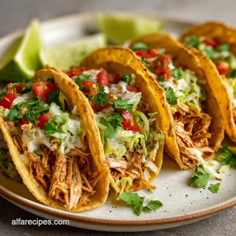 Artfully arranged tacos on a rustic board, garnished with fresh cilantro and lime wedges.