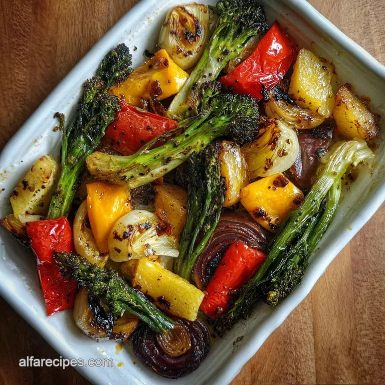 Roasted Sheet Pan Vegetables with Garlic