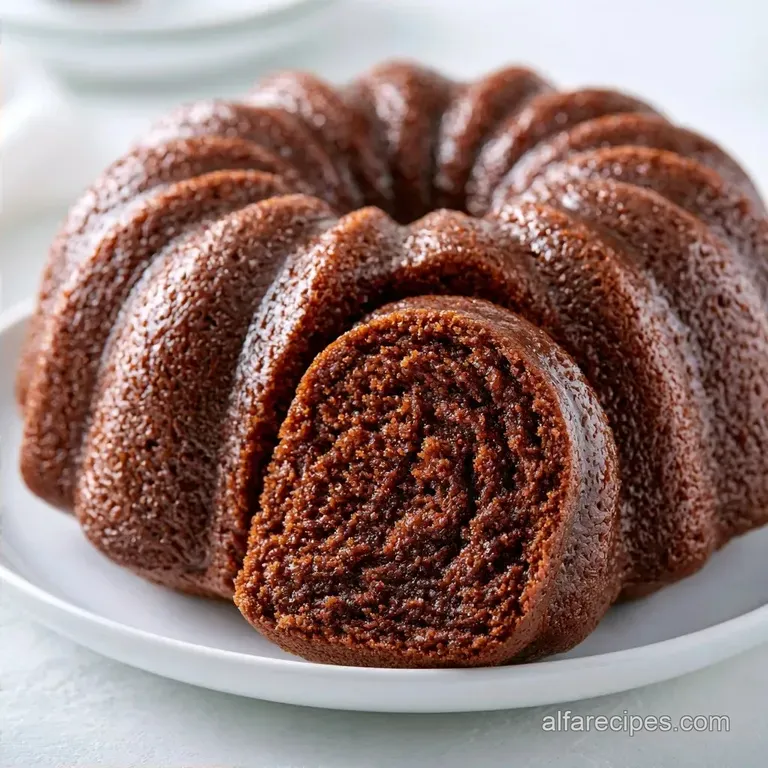 Moist Simple Chocolate Bundt Cake