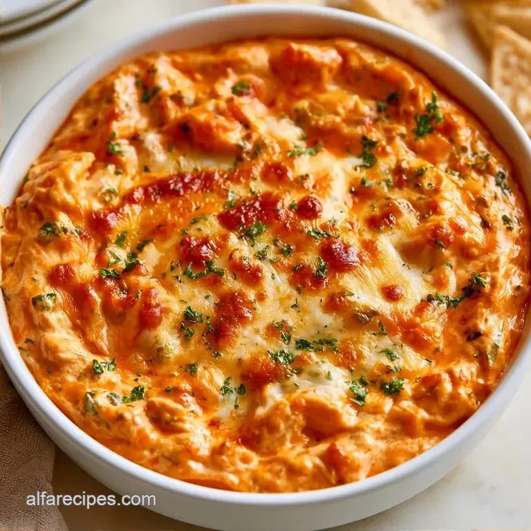 Hearty Slow Cooker Buffalo Chicken Dip