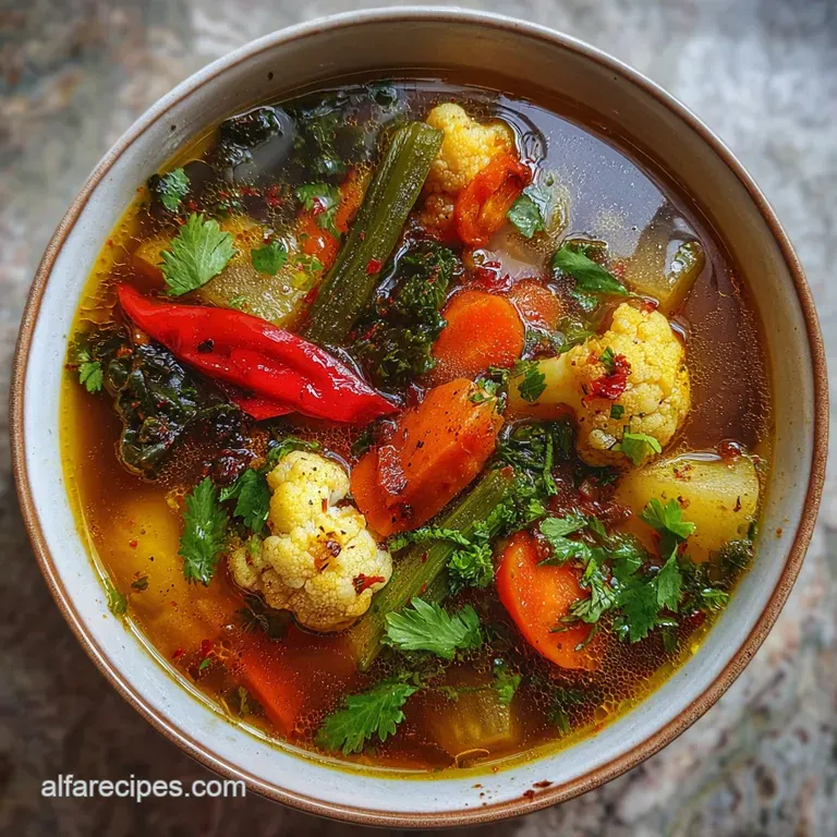 Spiced Veg Soup: Silky and Fragrant