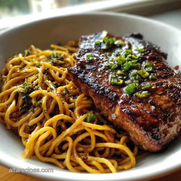 Velvety Steak and Noodles Recipe