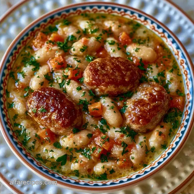 Hearty Tuscan White Bean Soup