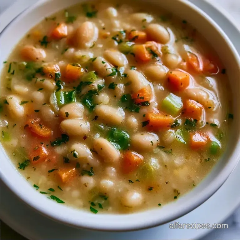 Creamy White Cannellini Beans Soup in 30 Minutes